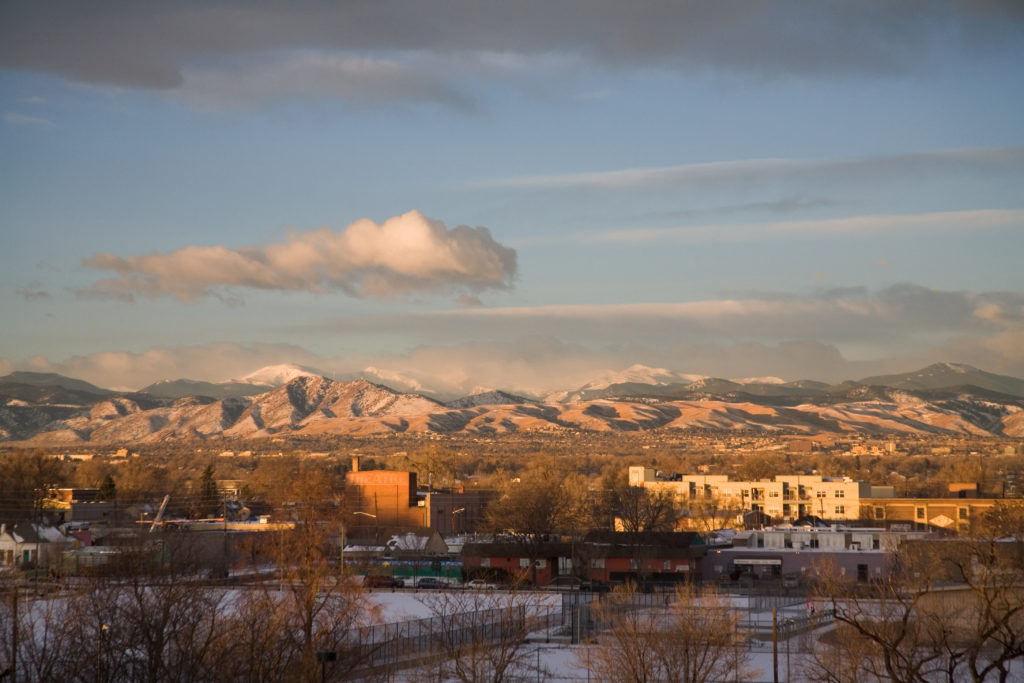 Mount Evans sunrise - January 5, 2011