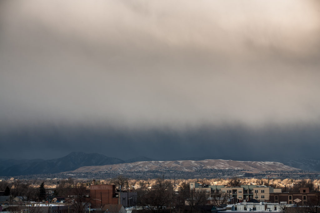 Mount Evans obscured - January 17, 2011