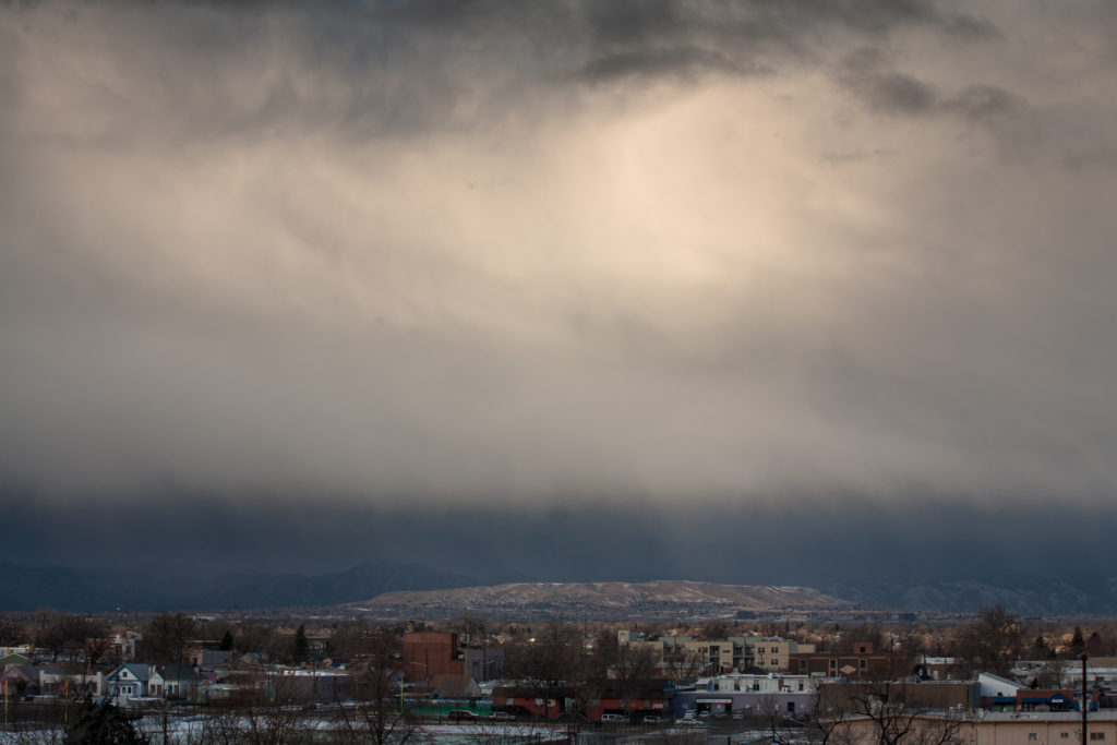 Mount Evans obscured - January 17, 2011