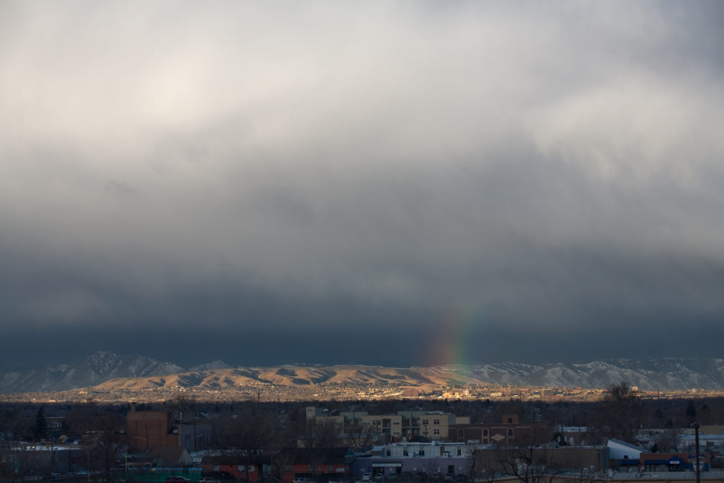 Mount Evans obscured - January 17, 2011