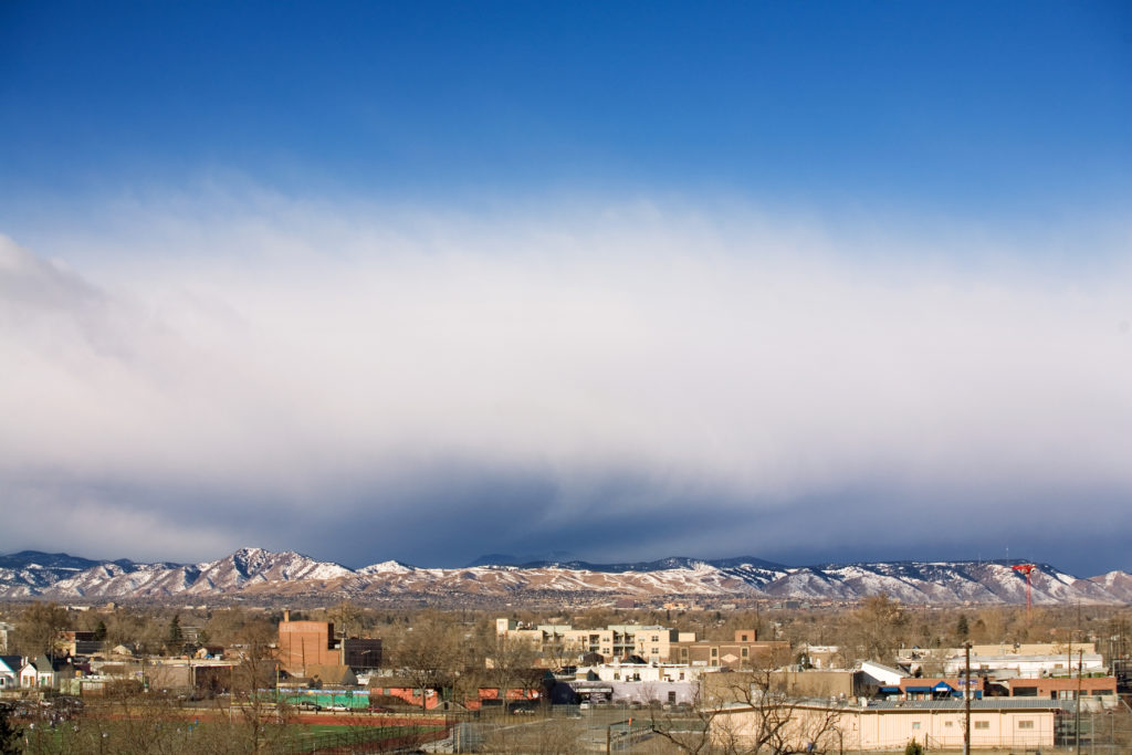 Mount Evans obscured - February 17, 2011