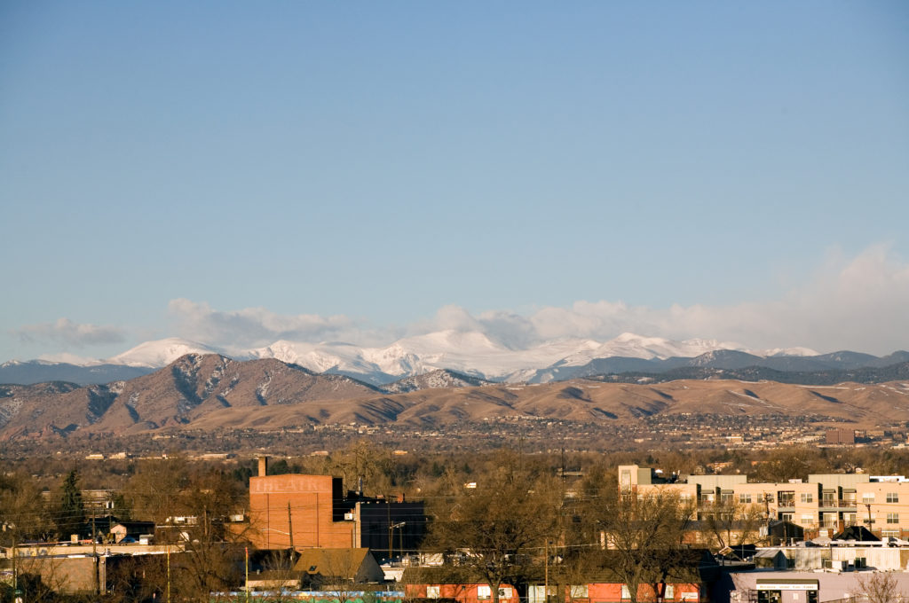 Mount Evans sunrise - March 3, 2011