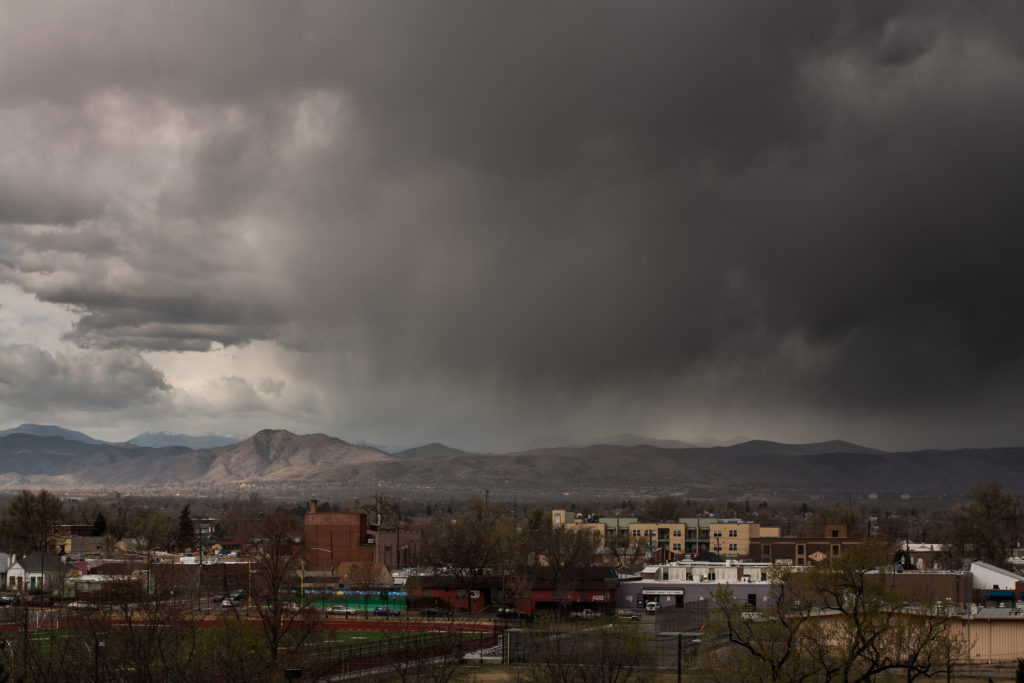 Mount Evans storm - April 3, 2011