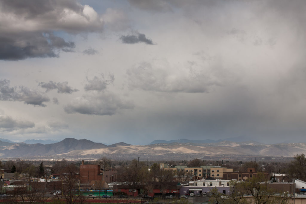 Mount Evans storm - April 3, 2011