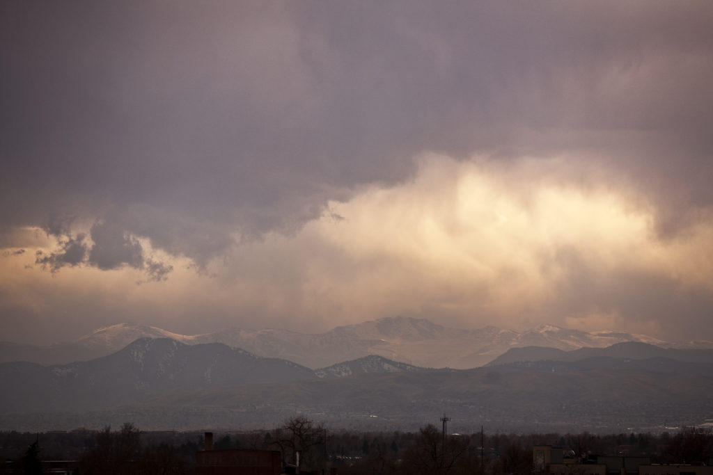 Mount Evans storm