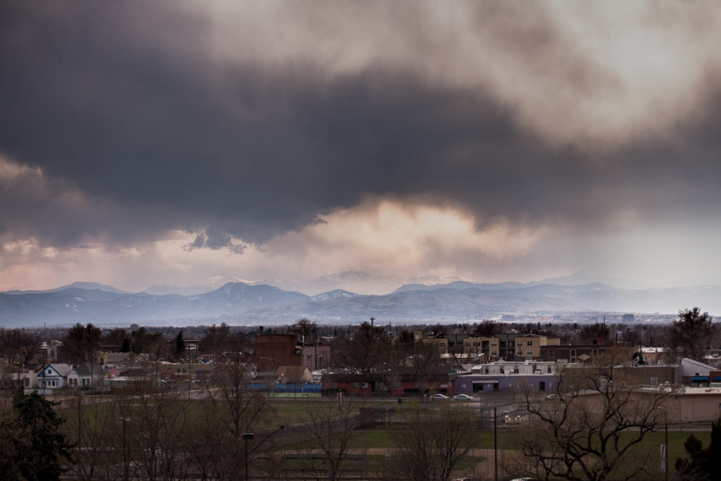 Mount Evans storm