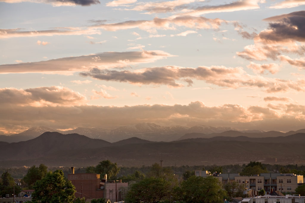 Mount Evans Sunset - June 3, 2010