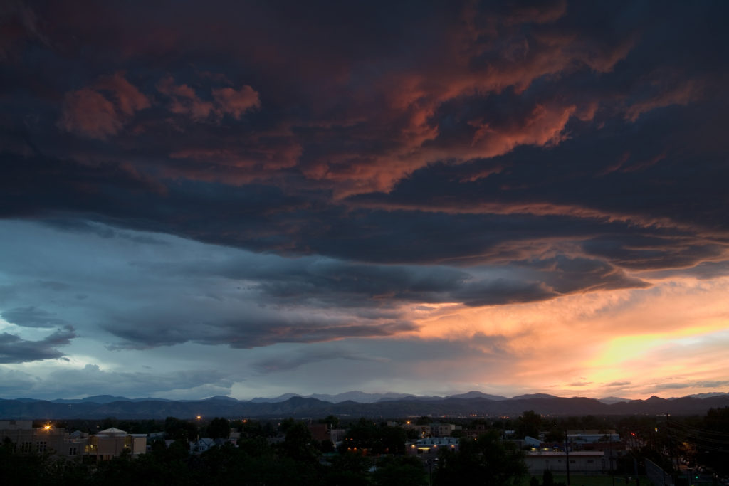 Mount Evans sunset - July 11, 2020
