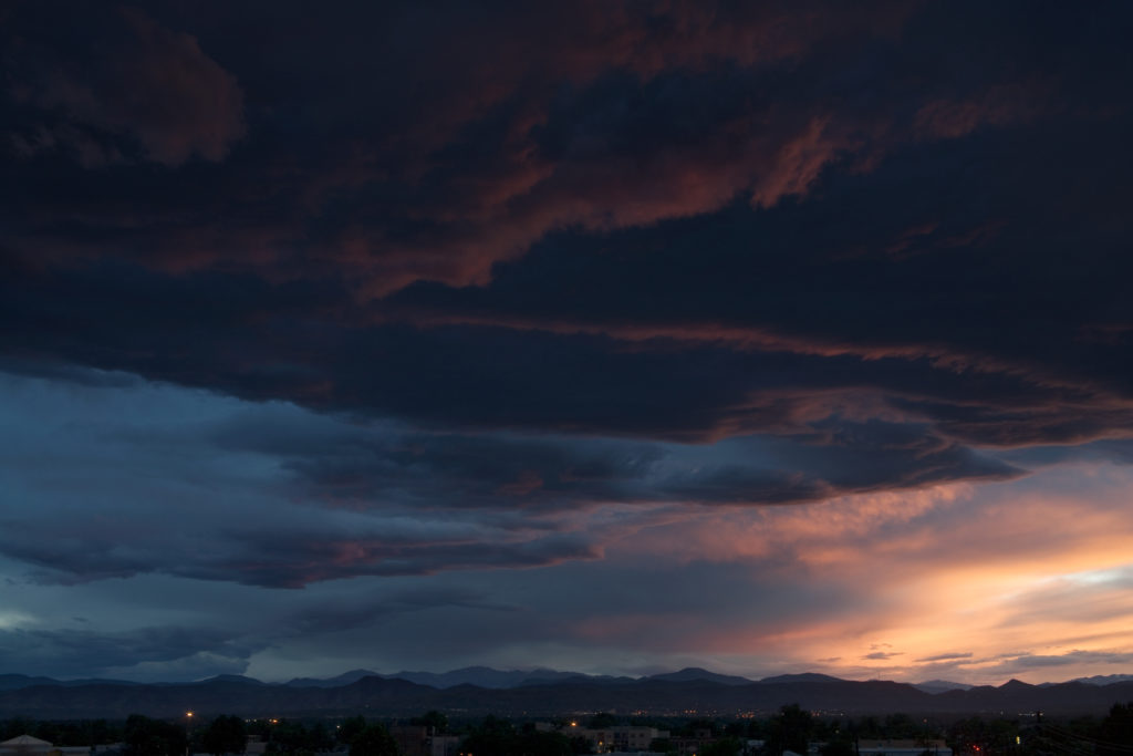 Mount Evans sunset - July 11, 2020