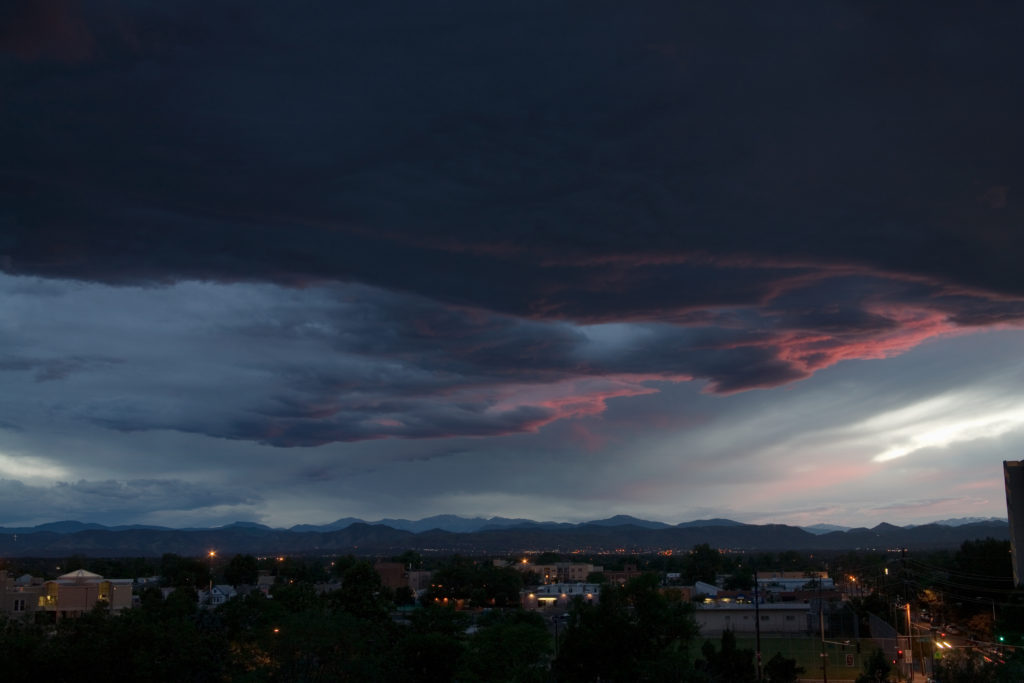 Mount Evans sunset - July 11, 2020