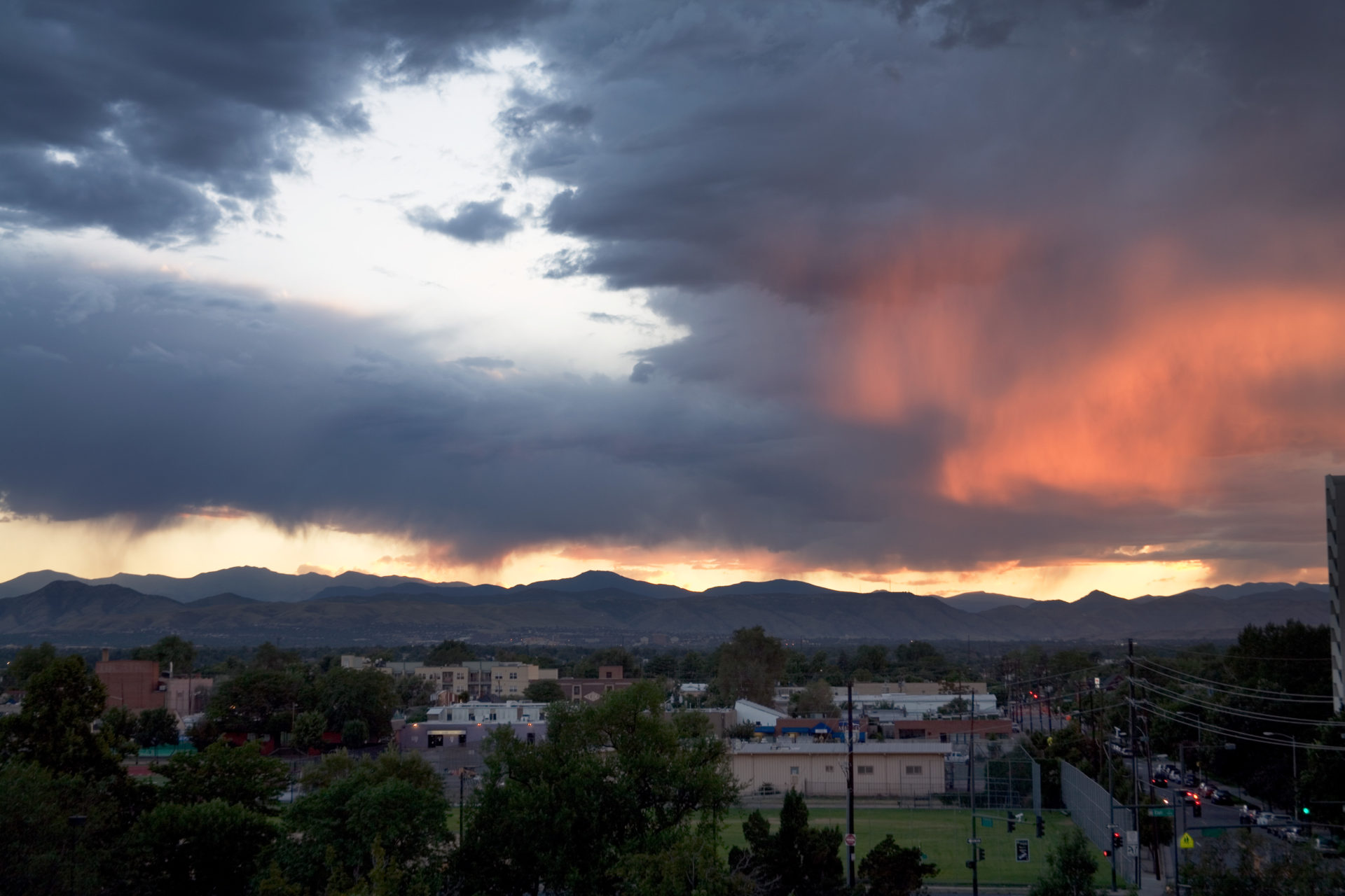 Mount Evans sunset - August 10, 2010