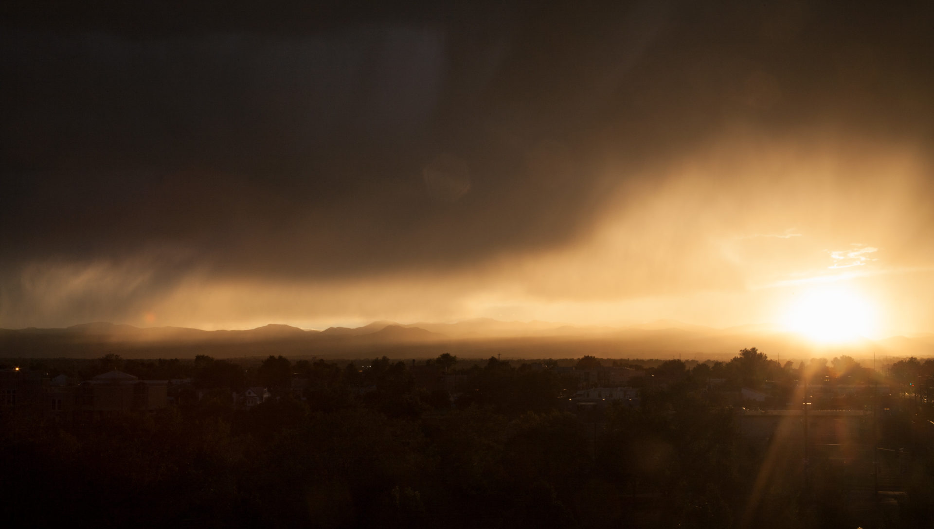 Mount Evans sunset - September 20, 2010