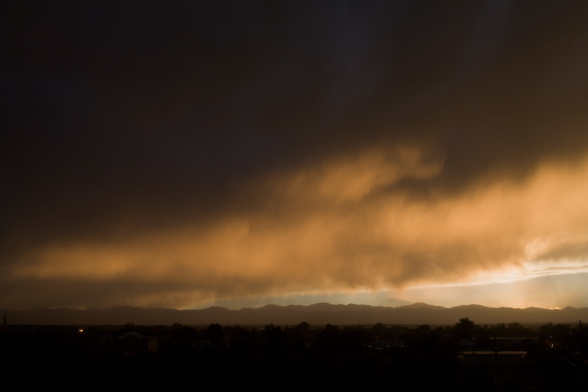 Mount Evans sunset - September 20, 2010