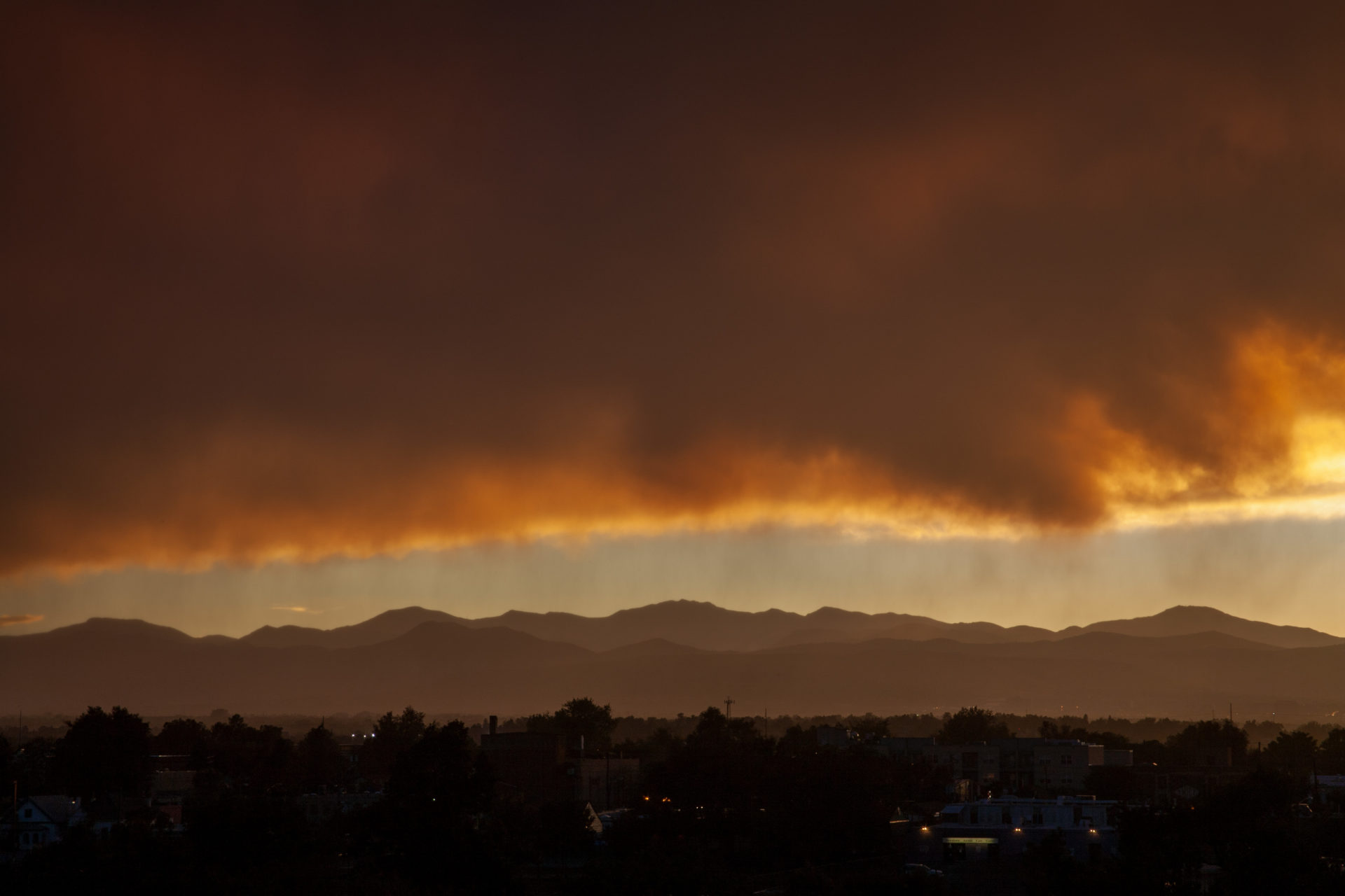 Mount Evans sunset - September 20, 2010