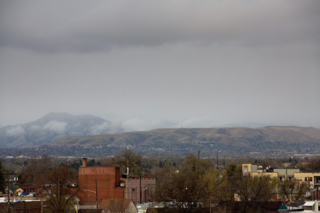 Mount Evans obscured - April 23, 2011