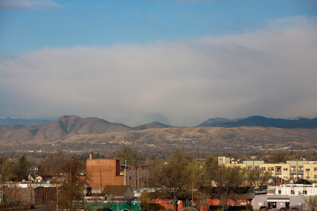 Mount Evans obscured - April 26, 2011