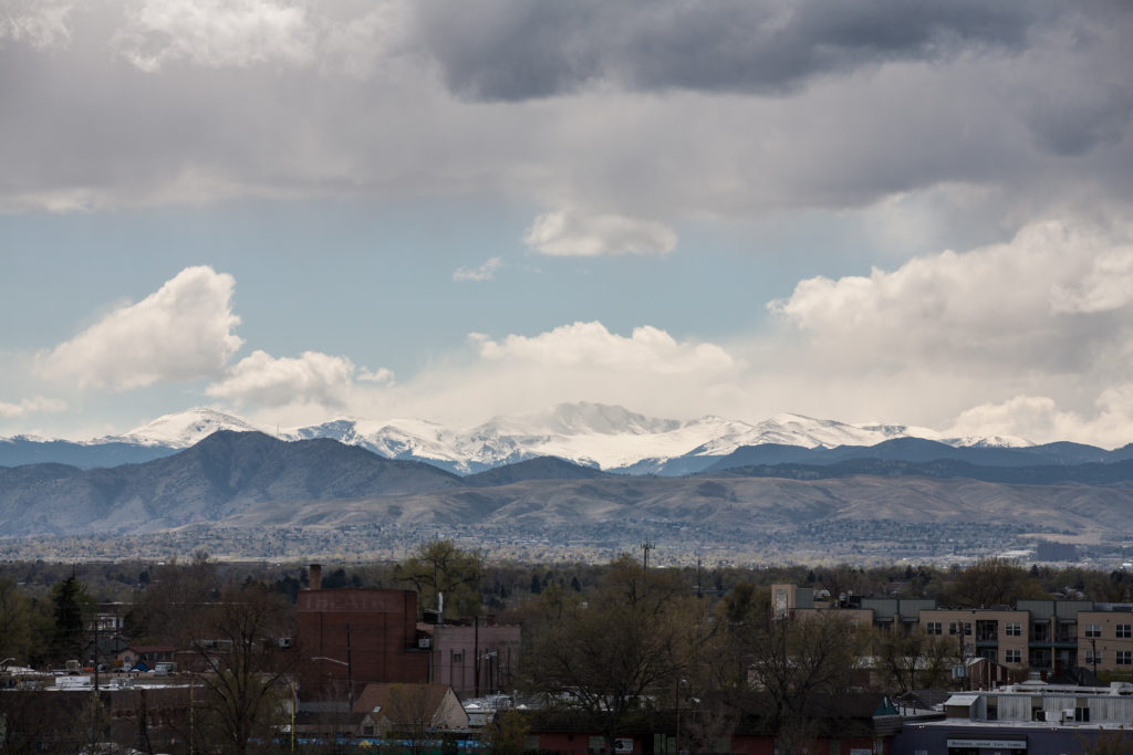 Mount Evans storm - April 30, 2011