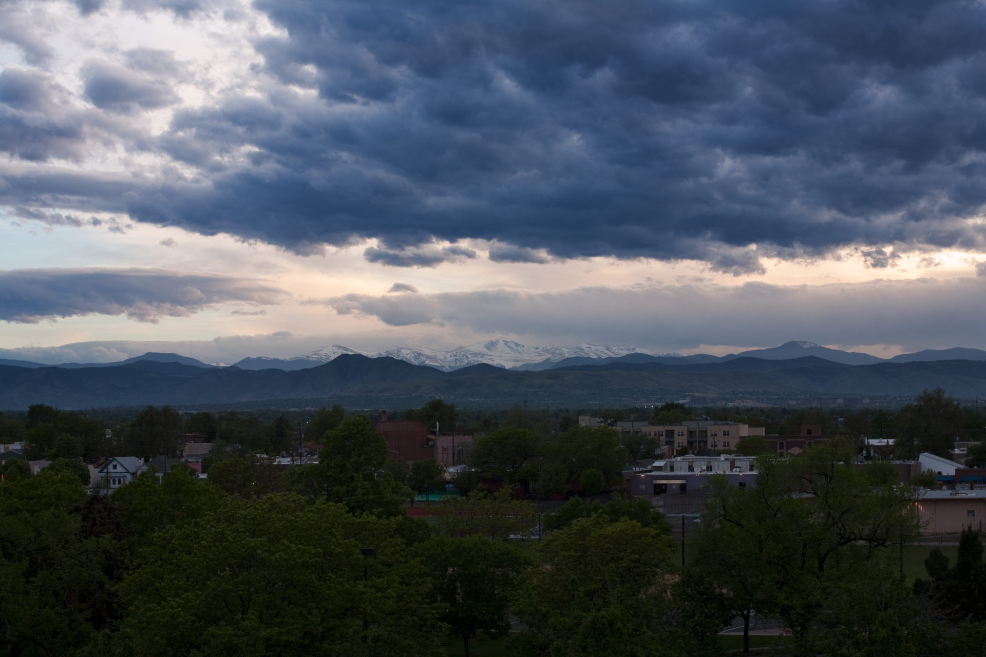 Mount Evans sunset - May 27, 2011