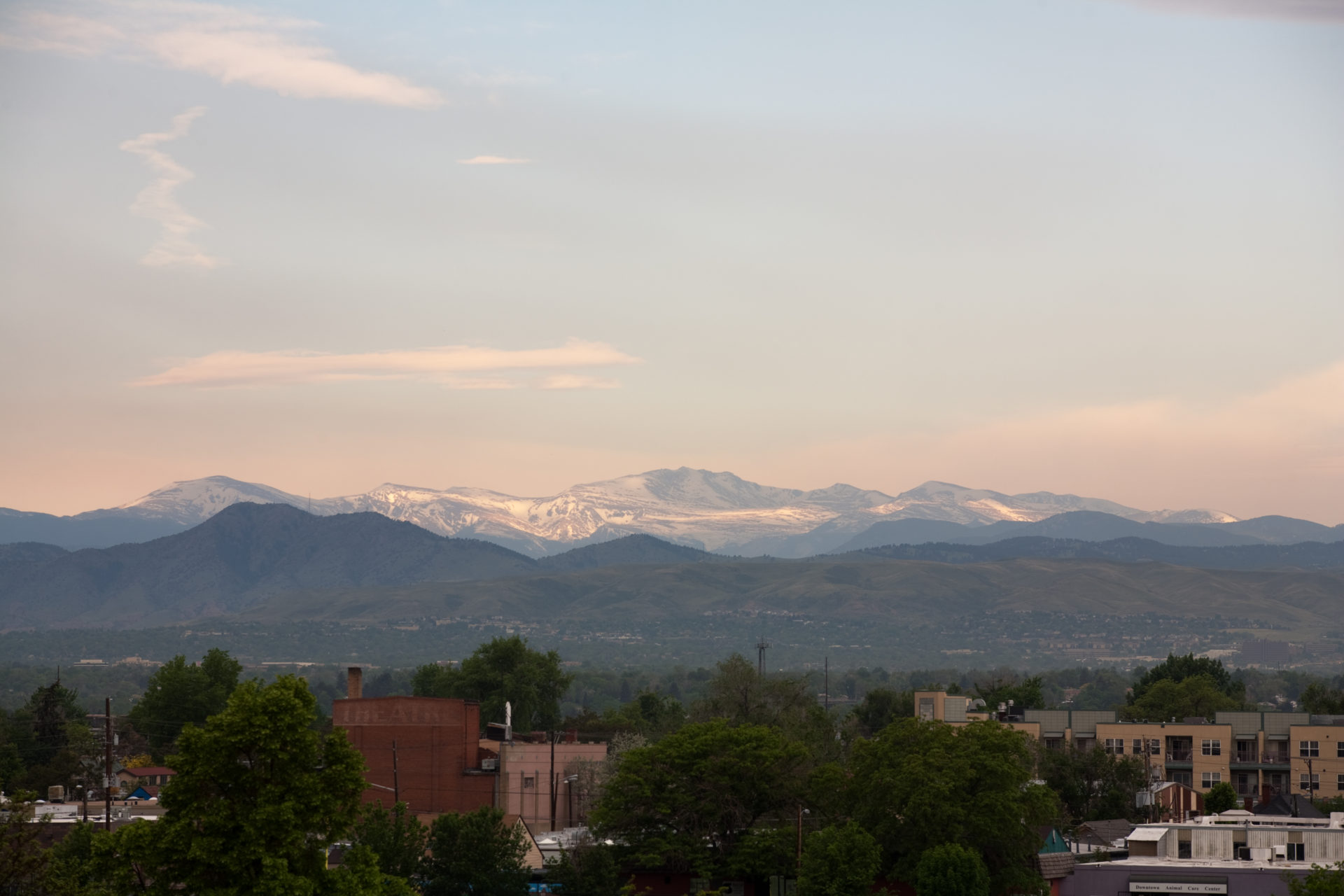 Mount Evans sunrise - June 1, 2011