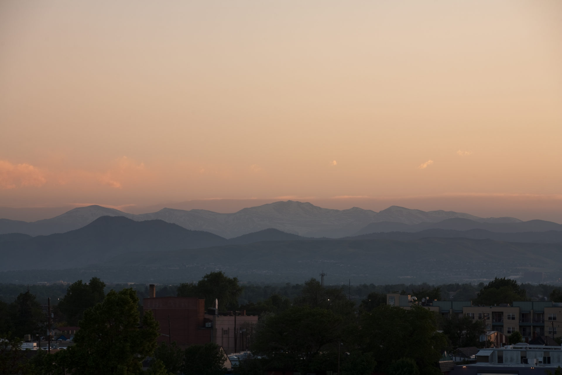 Mount Evans sunset - June 2, 2011