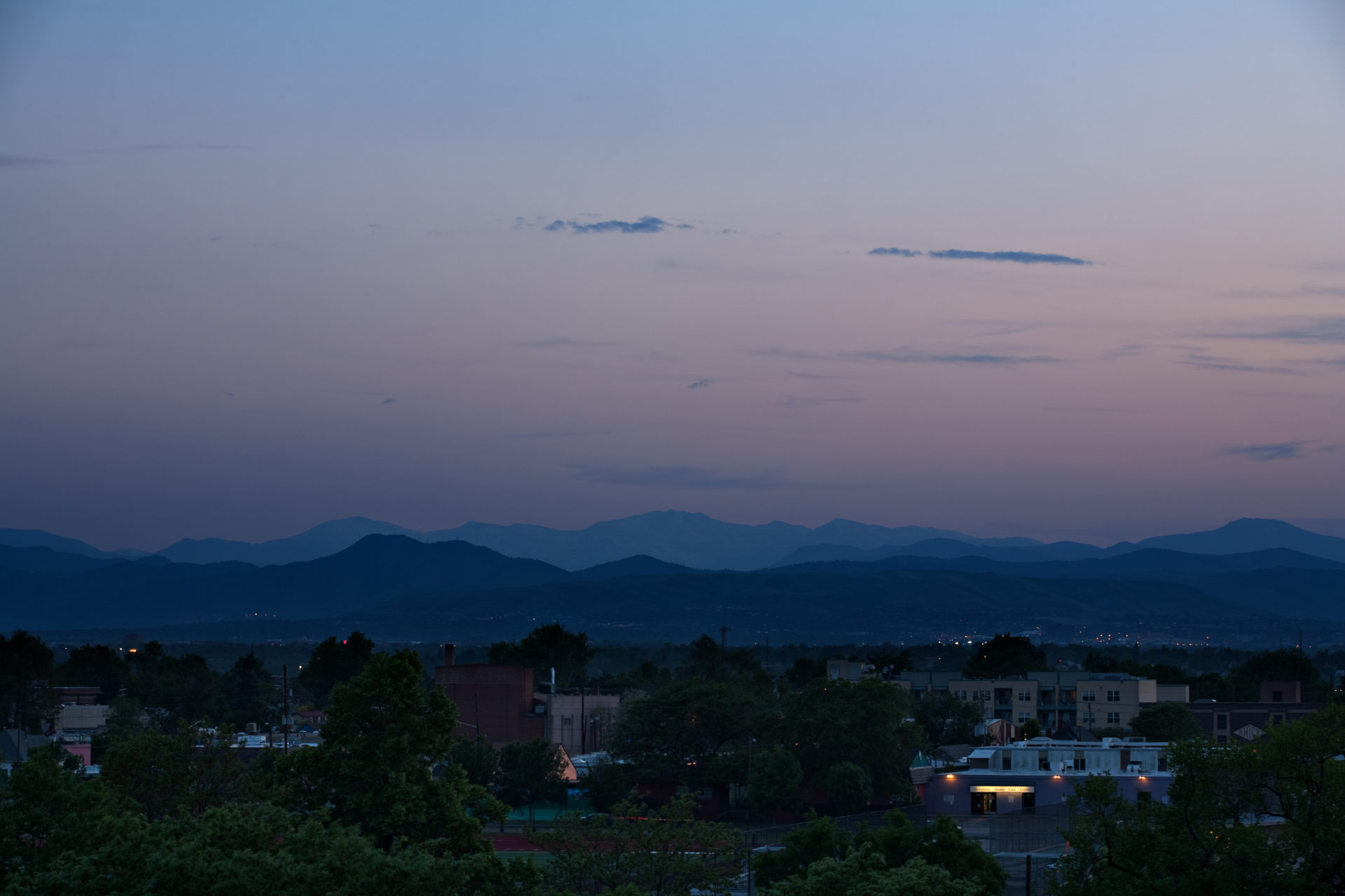 Mount Evans sunset - June 4, 2011
