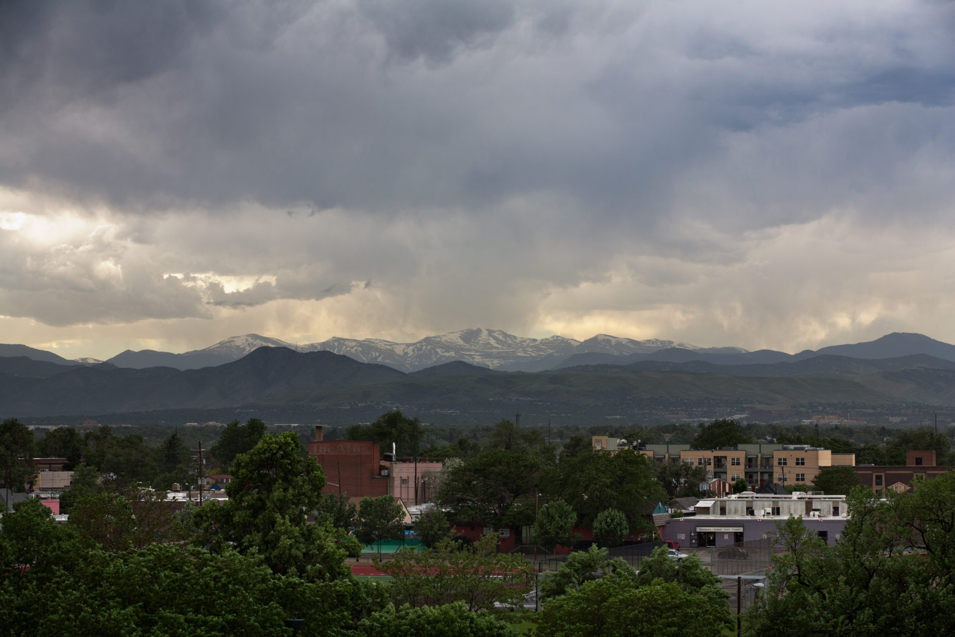 Mount Evans sunset - June 8, 2011