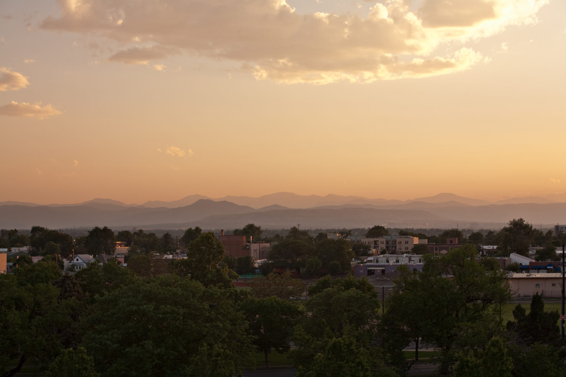 Mount Evans sunset - June 11, 2011