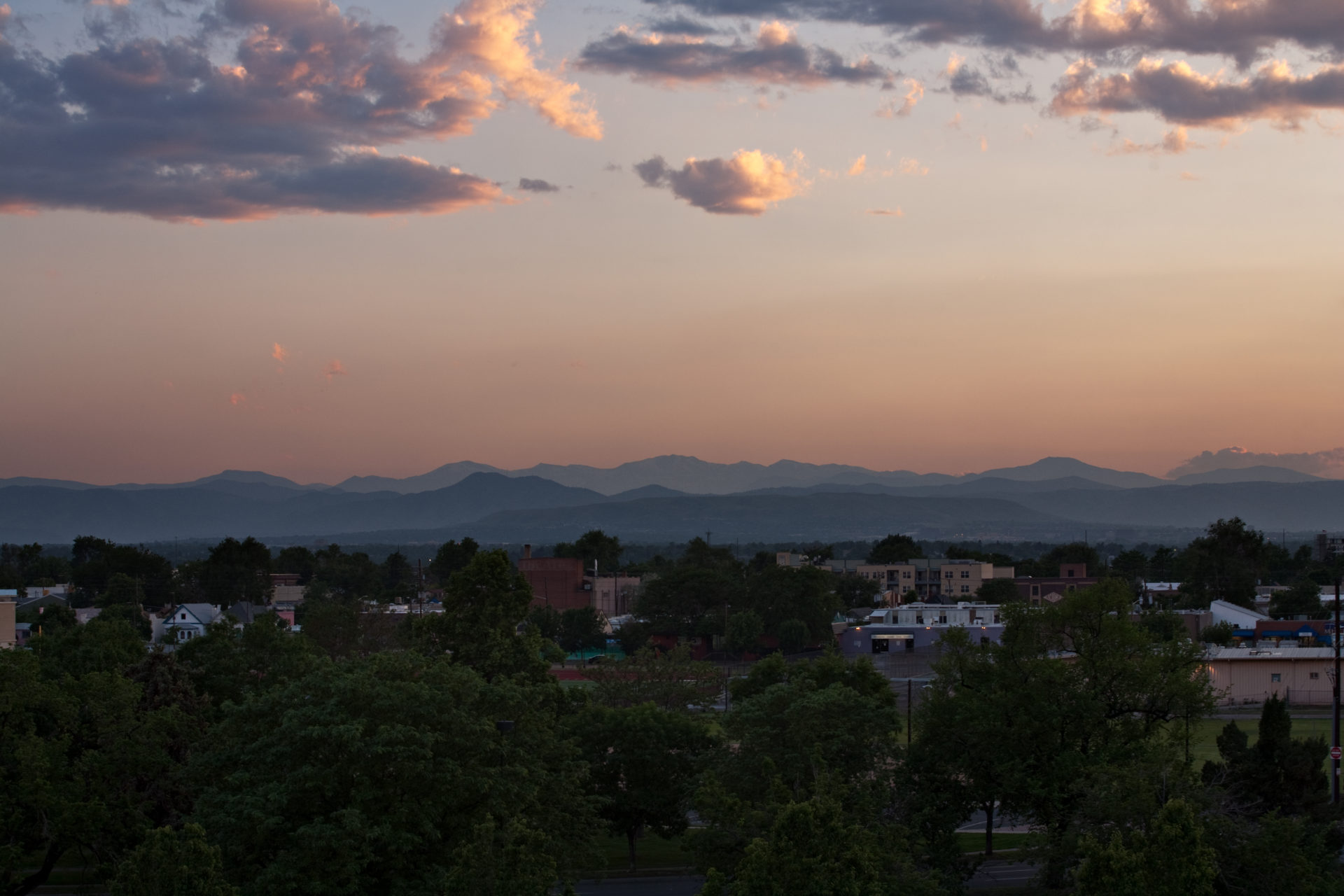 Mount Evans sunset - June 11, 2011