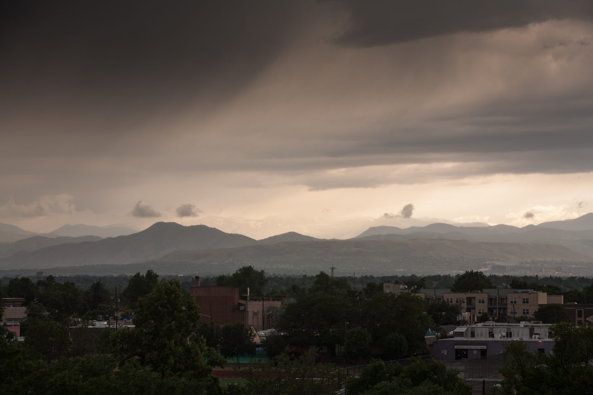 Mount Evans obscured - June 19, 2011