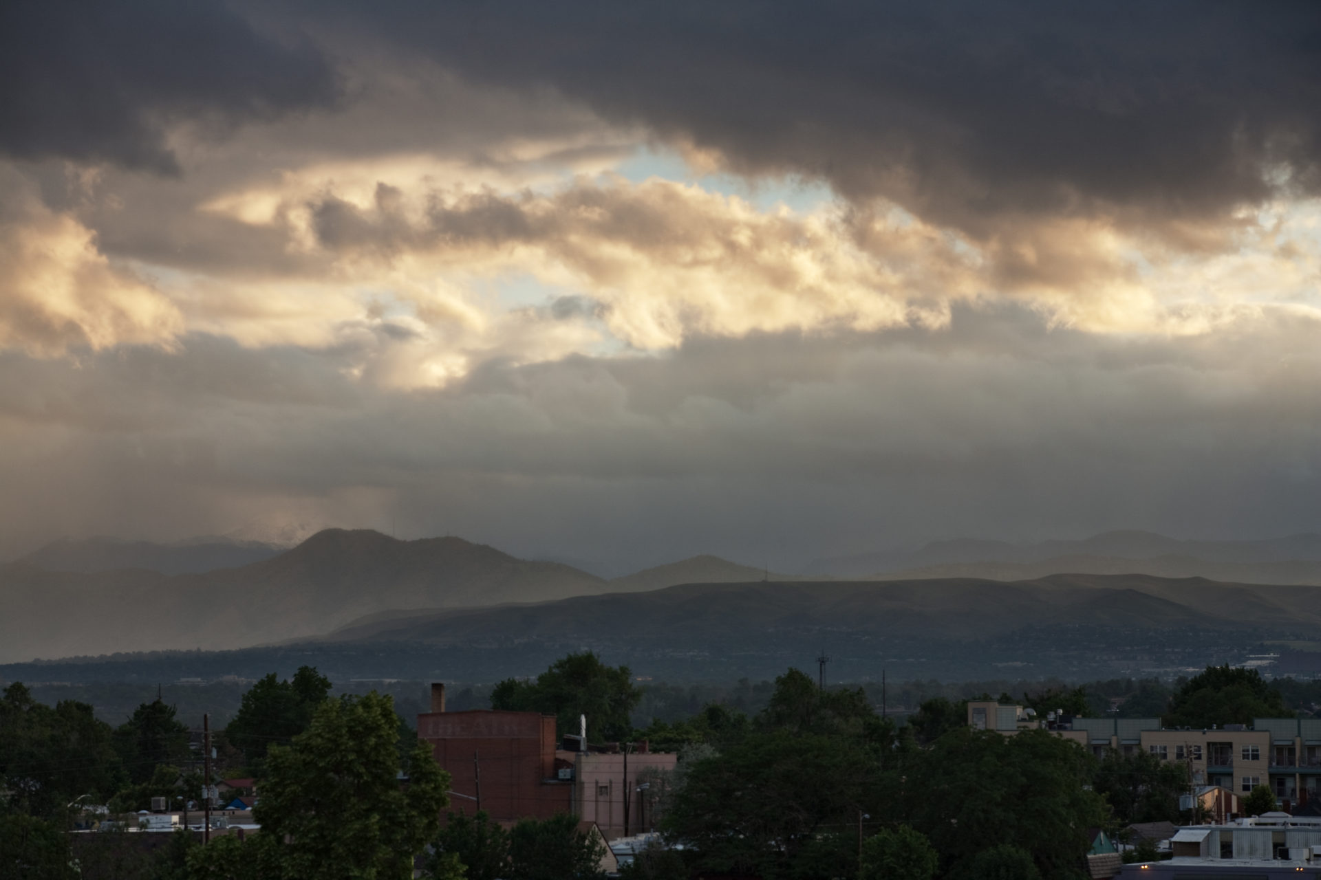 Mount Evans obscured - June 20, 2011