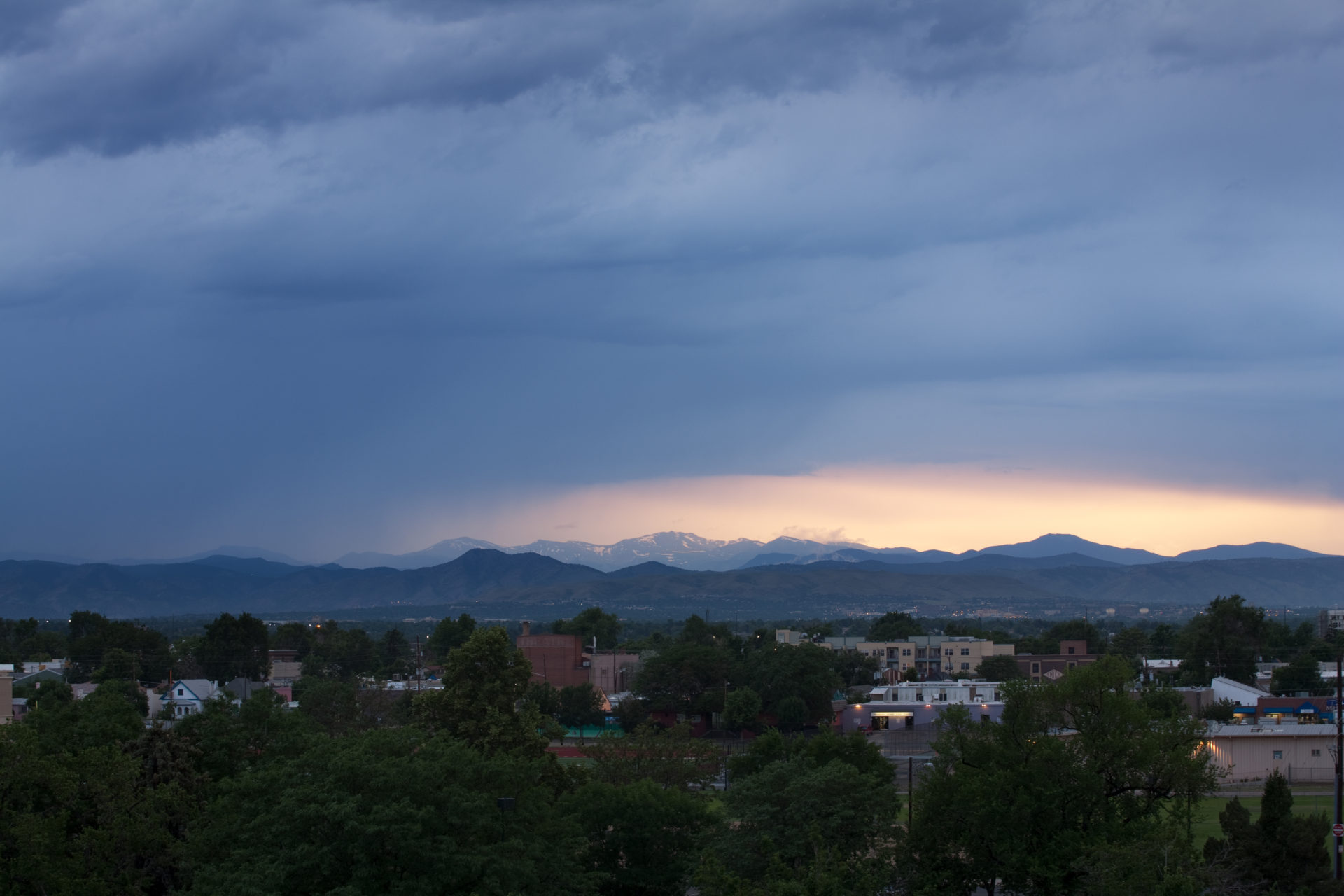 Mount Evans sunset - July 5, 2011