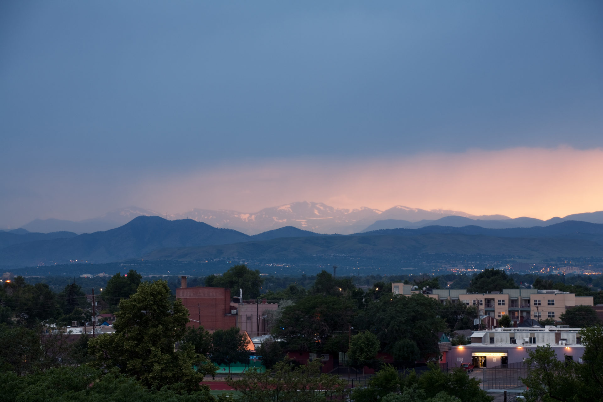 Mount Evans sunset - July 5, 2011