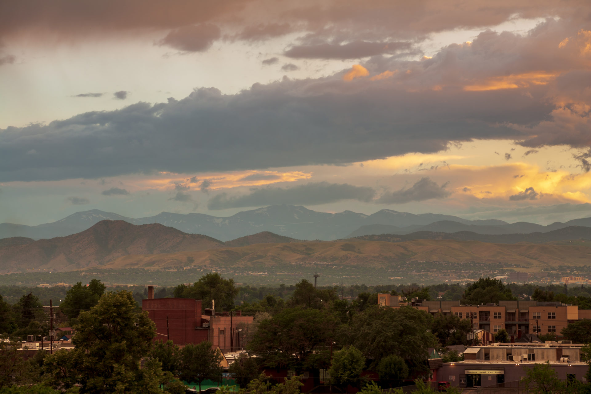 Mount Evans sunset - July 8, 2011