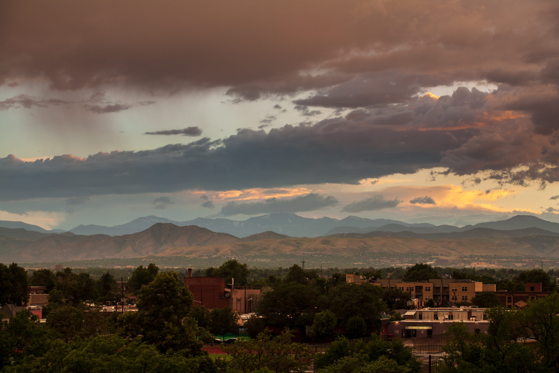 Mount Evans sunset - July 8, 2011