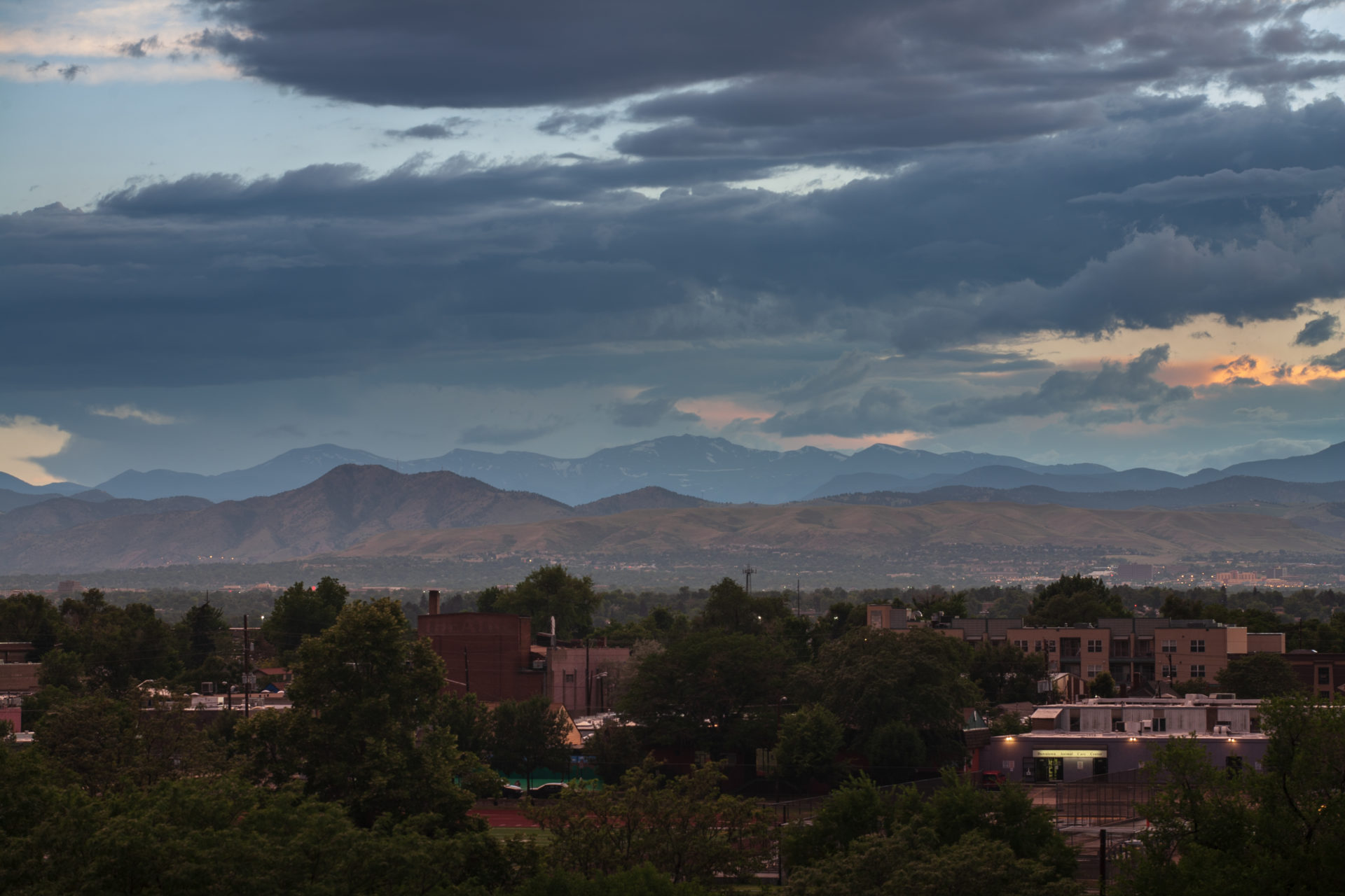 Mount Evans sunset - July 8, 2011