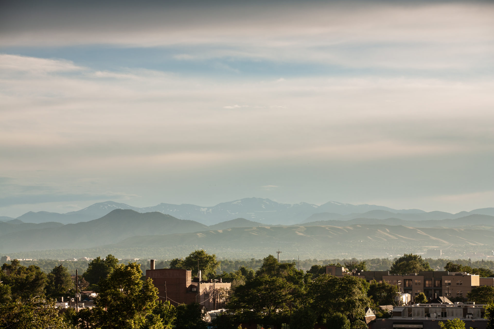 Mount Evans sunset - July 11, 2011