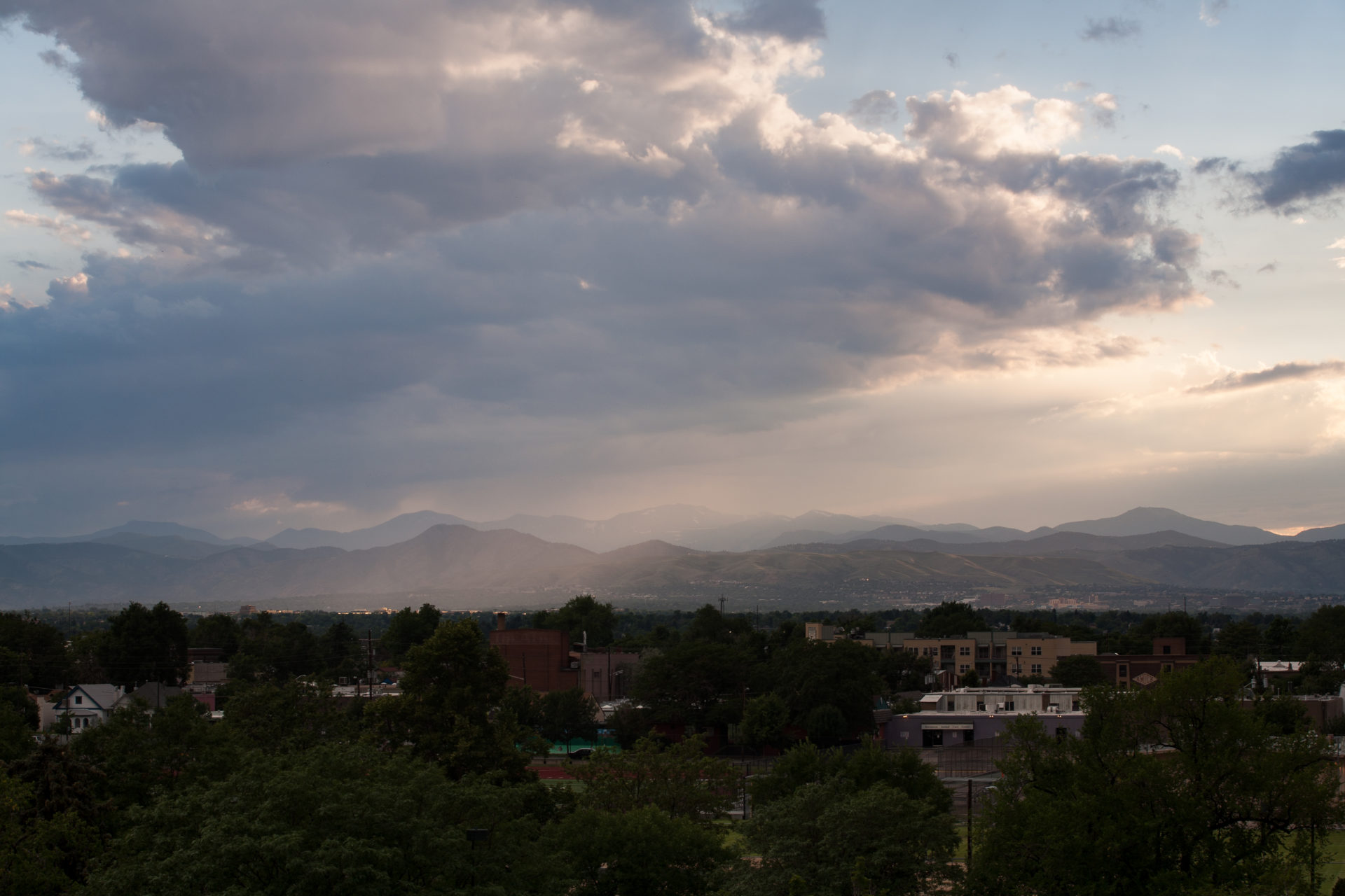 Mount Evans sunset - July 15, 2011