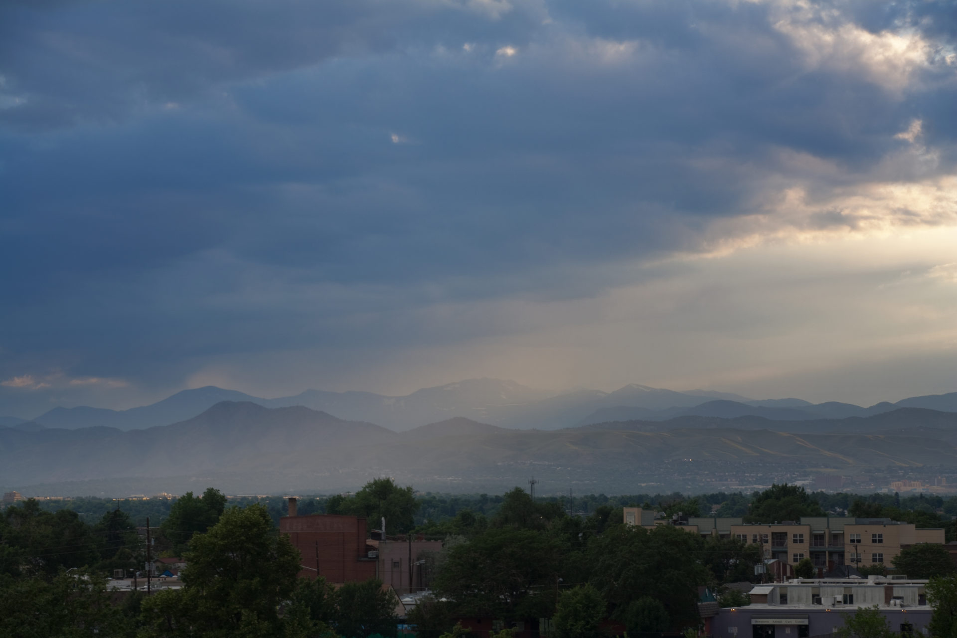 Mount Evans sunset - July 15, 2011