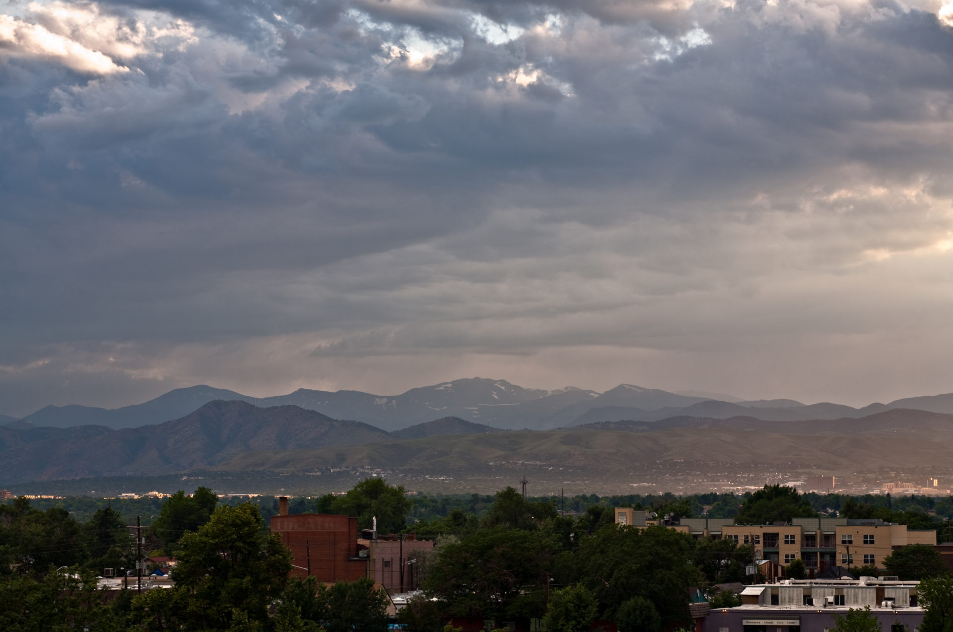 Mount Evans sunset - July 15, 2011