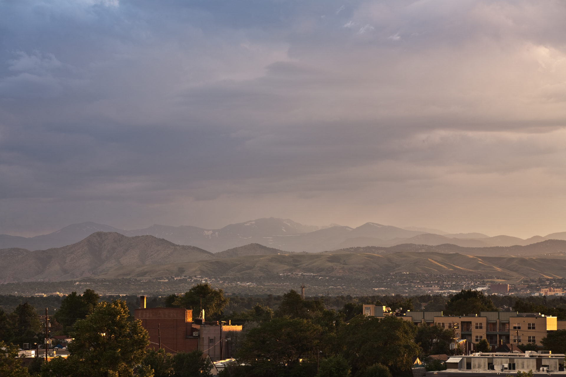 Mount Evans sunset - July 15, 2011