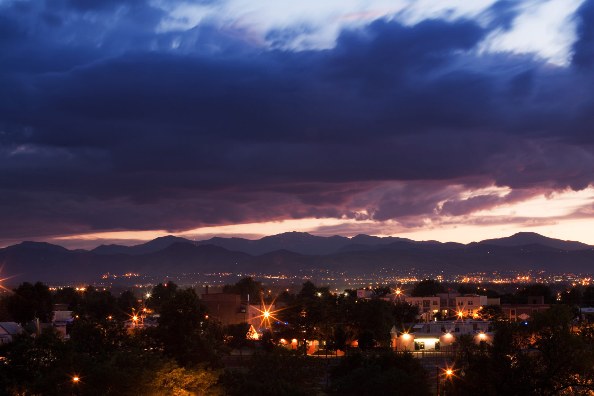 Mount Evans sunset - July 20, 2011