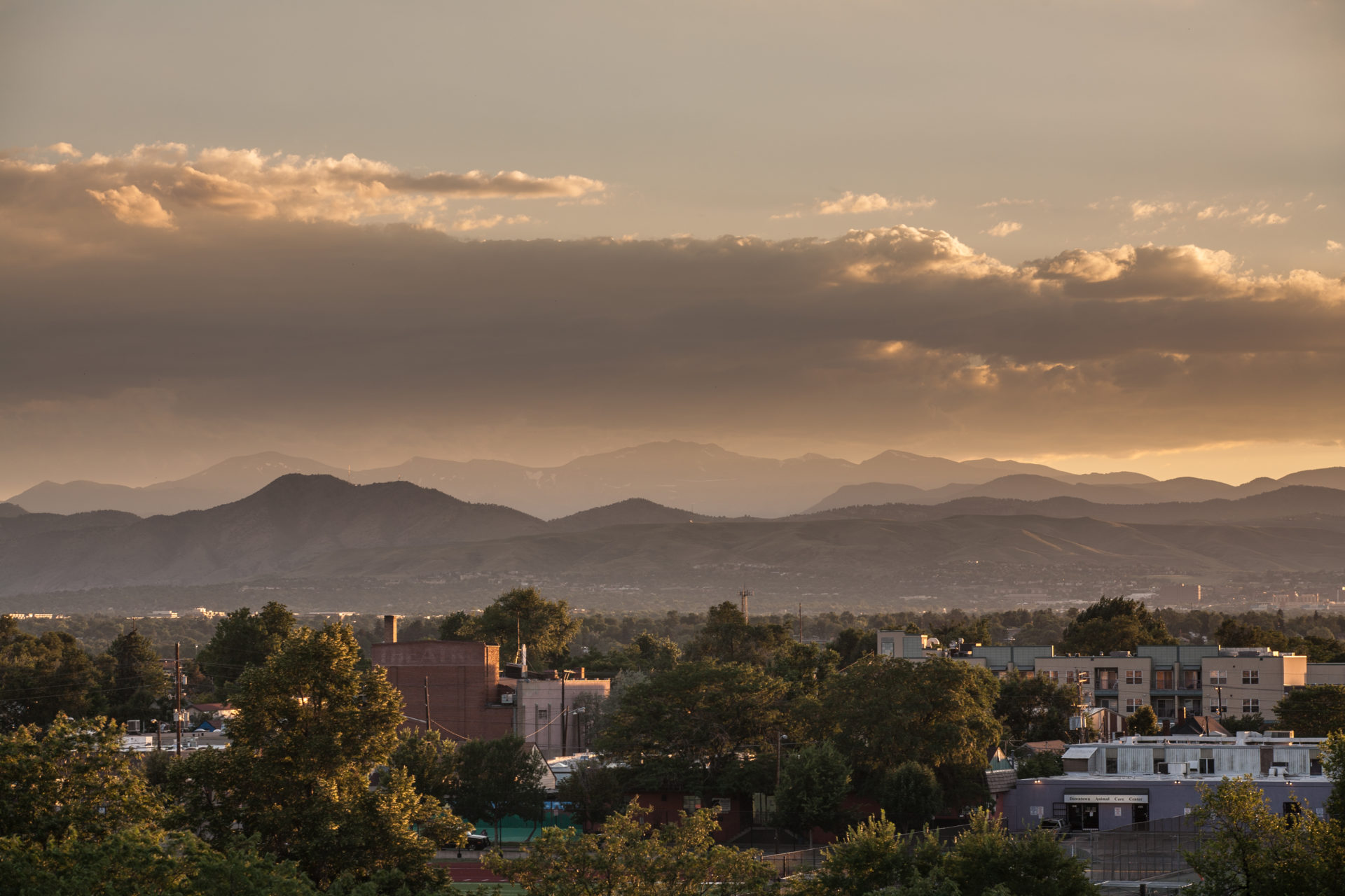 Mount Evans sunset - July 23, 2011