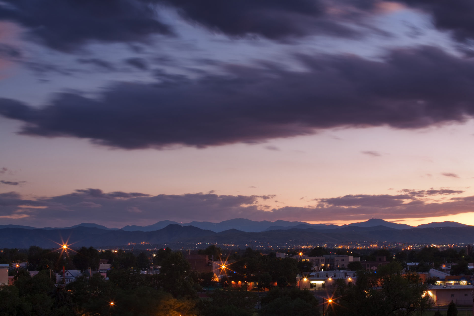 Mount Evans sunset - July 23, 2011