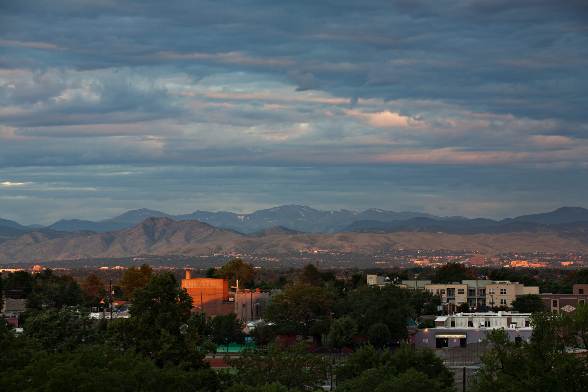 Mount Evans sunset - July 26, 2011