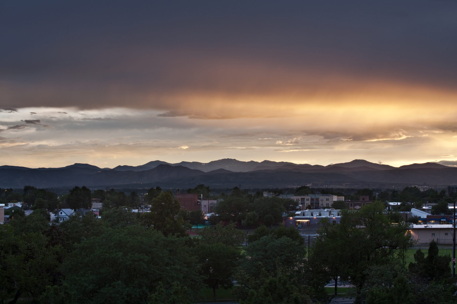 Mount Evans sunset - July 26, 2011