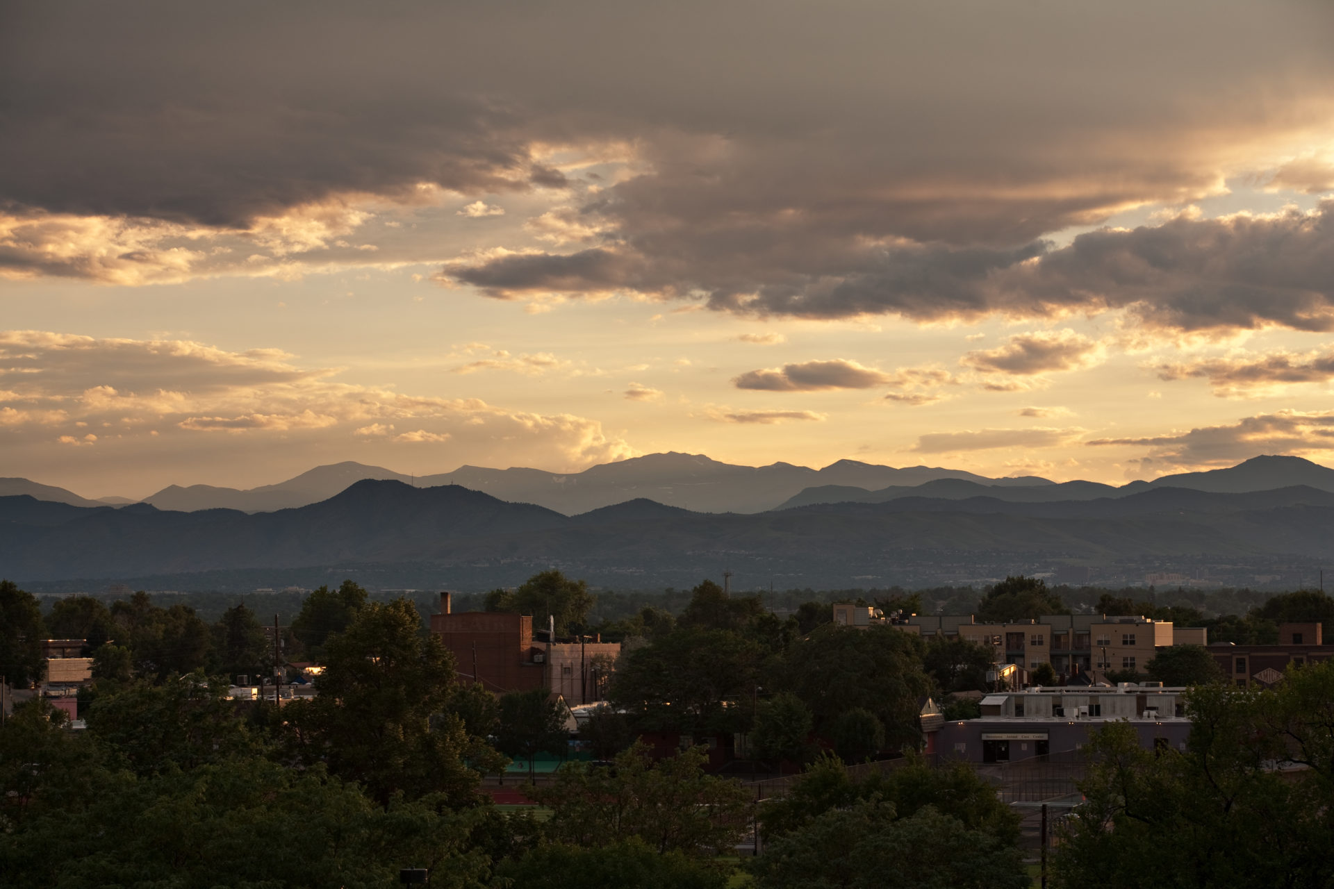 Mount Evans sunset - July 28, 2011