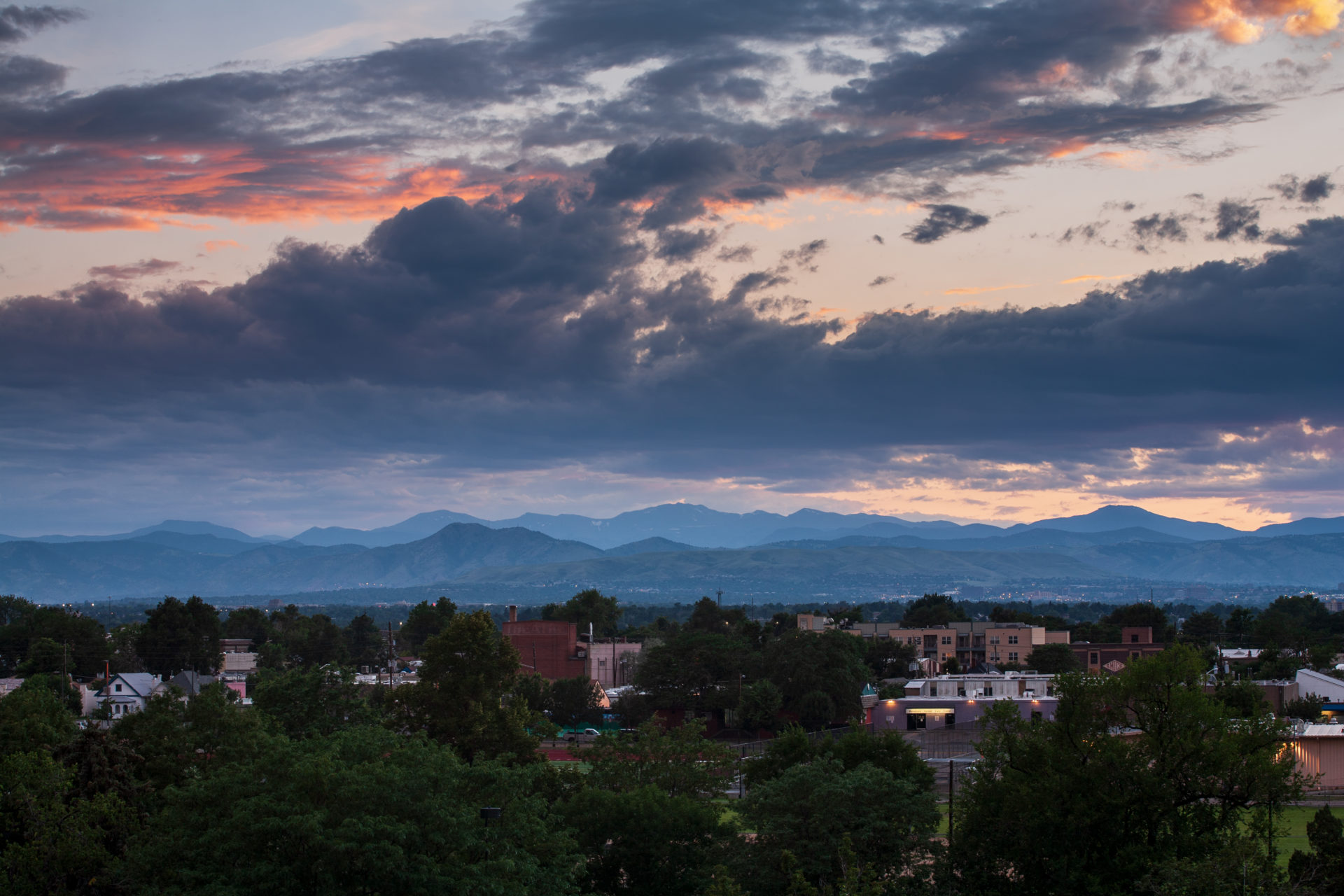 Mount Evans sunset - July 28, 2011