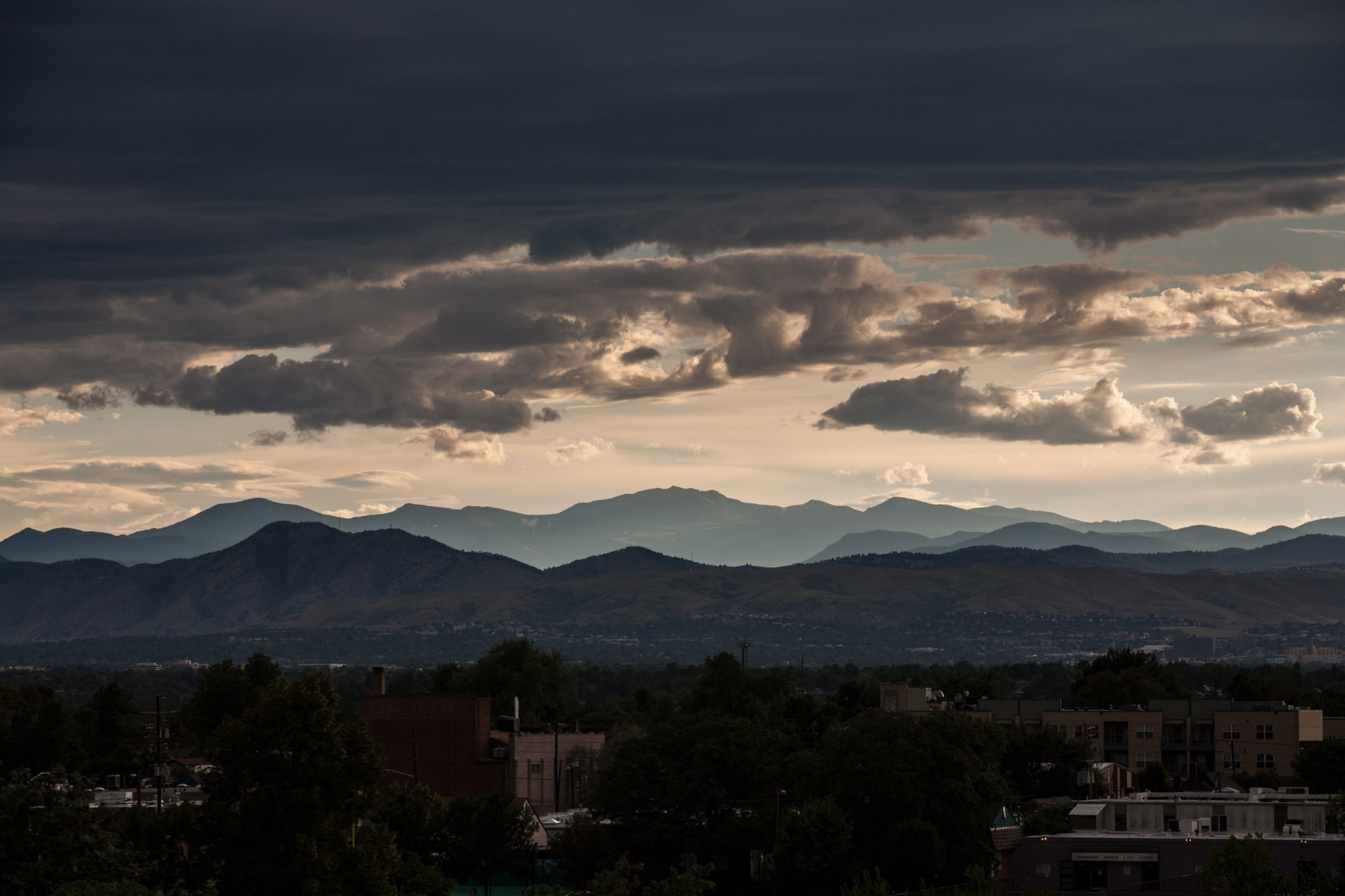 Mount Evans sunset - August 3, 2011