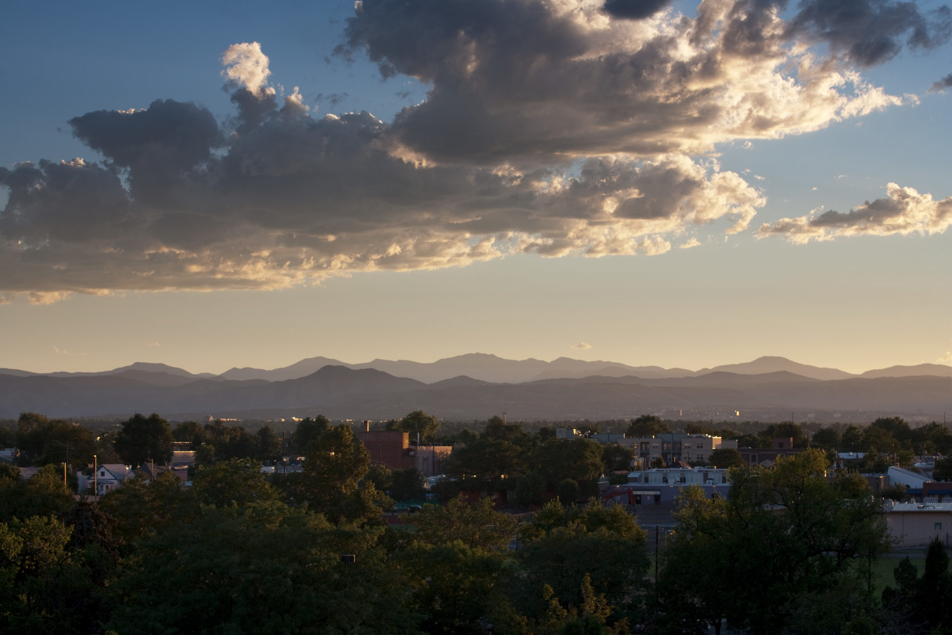 Mount Evans sunset - August 6, 2011