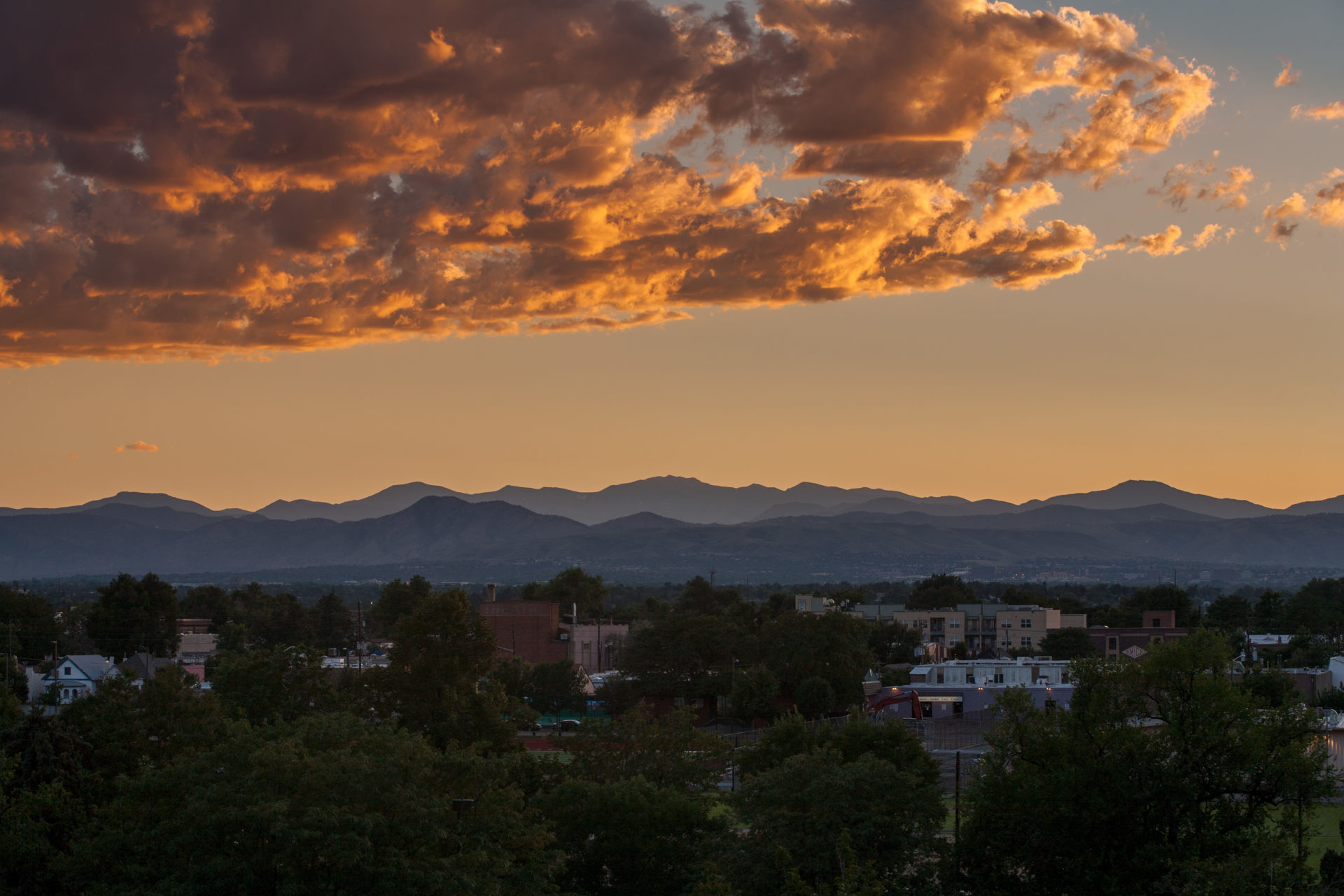 Mount Evans Sunset - August 6, 2011